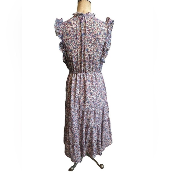 BB Dakota Steve Madden BM18641W Multicolor Floral Fit & Flare Dress M - Picture 2 of 7